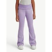Girls Washed Flare with Rib Pants, Sizes XS - XLP